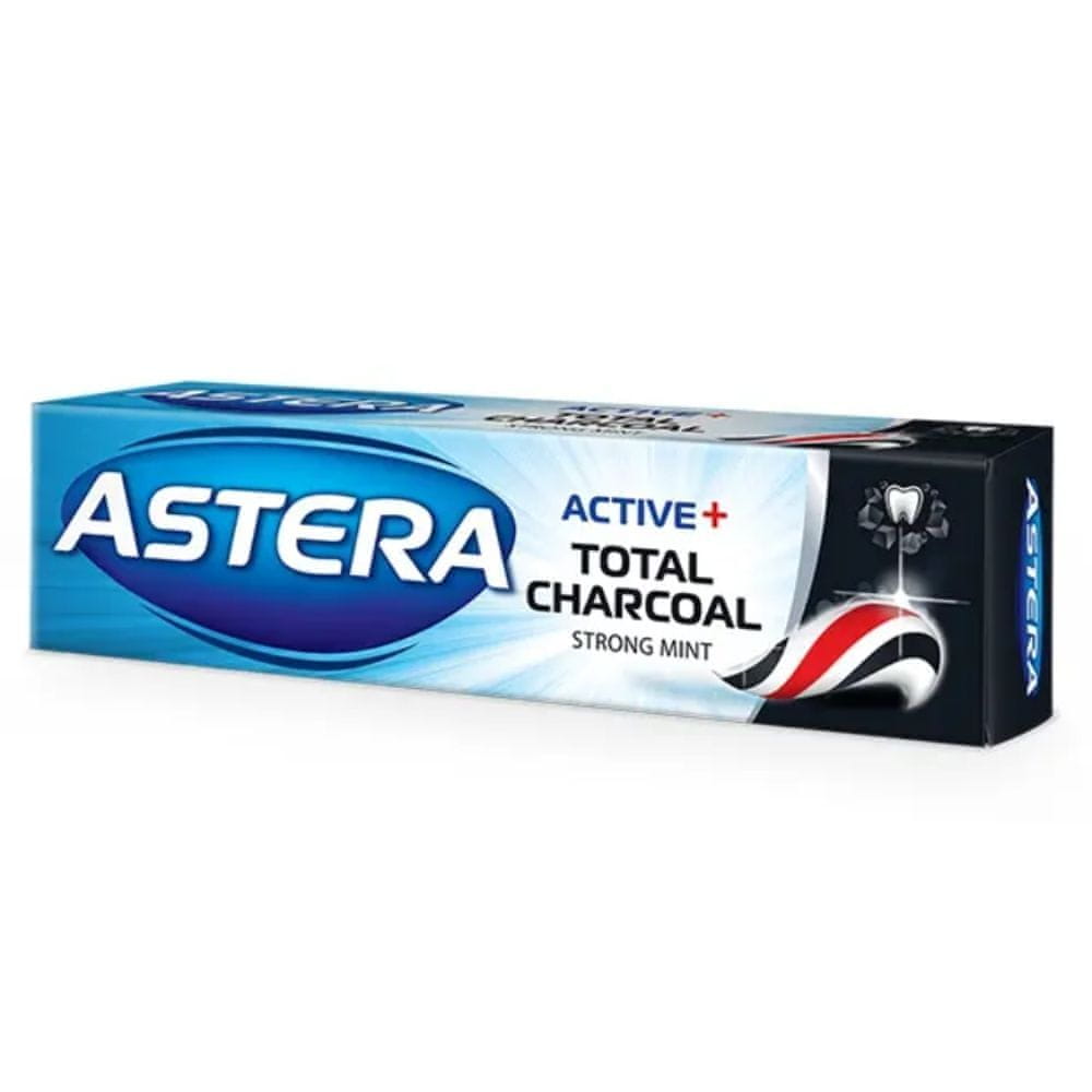 WEBHIDDENBRAND Zubná pasta Aktívne uhlie Astera Active Aroma 100 ml
